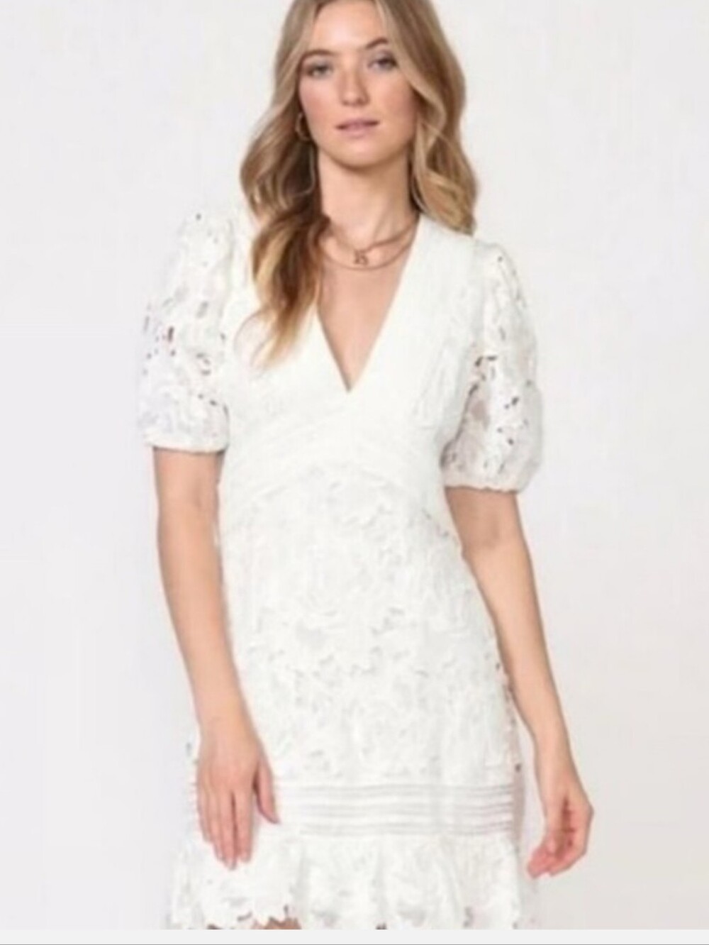 New Adelyn rae White Dress Size XL